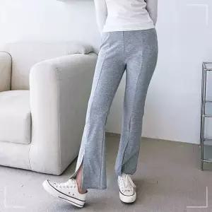 밴딩슬렉스 트레이닝복 편한 스판 부츠컷 앞트임 여자 OWB63E77