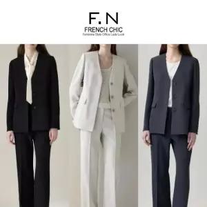 [에프엔] F.N 클린 노카라자켓+이너탑 S251