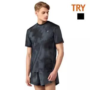 TRY 트라이 더뷰 남성 나염 3부 러닝 팬츠