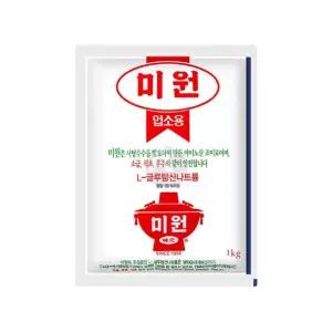 대상 미원 업소용 L-글루탐산나트륨 발효조미료 1kg 감칠맛조미료 고운입자미원 조미료가루 맛내기 국물내