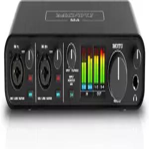 Motu M4 4x4 USB-C 오디오 인터페이스 연결 MIDI 입출력 저지연 모니터링을 지원하는 녹음 믹싱 팟캐스팅