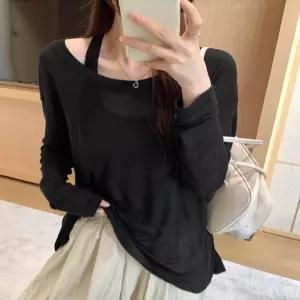 일상잇템 내추럴하고 멋스러운핏 루즈한 슬리브리스 긴팔티세트