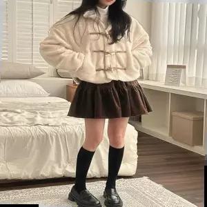여자 떡볶이 단추 뽀글이 양털자켓 후리스점퍼