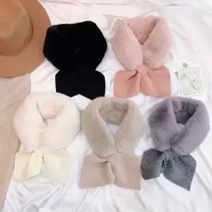 넥워머 머플러 목도리 귀여운 리본 쁘띠 퓨어 여자 선물 겨울