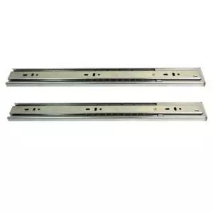레일(손끼임방지 댐핑기능 3단 볼레일 폭45mm) 500mm 서랍 책상 판레일 전자레인지 키보드 전기밥솥