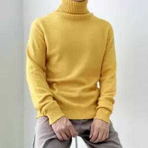 남성 겨울 데일리 빅사이즈 베이직 목폴라 니트 티셔티 남자스웨터 여행코디 봄카라츠 남자 셔츠 직장인 캐