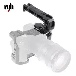 카메라 탑 핸들 핸드 그립 Arri 로케이팅 나사 모니터 마이크 리그 콜드 슈 DSLR 케이지