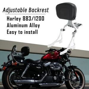 [호환품]Harley Sportster 2000-2025 XL883 XL1200 XL Sissybar 바이크 오토바이 뒷좌석 등받이