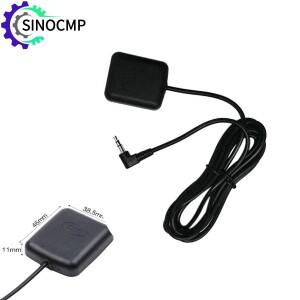 차량용 GPS 수신기 모듈 (안테나 포함) 3.5mm 엘보형 외부 (자동차 트럭 SUV 블랙박스 기능 탑재)