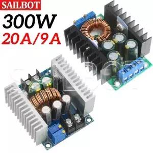 300W 9A/20A 스텝다운 벅 컨버터 XL4016 정전류 LED 드라이버 전력 전압 전원 공급 장치 모듈