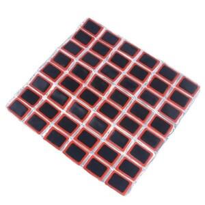 휴대용 25mm 무접착 자전거 타이어 펑크 수리 키트 고무 패치 (야외 사이클링 긴급 도로변 수리용)