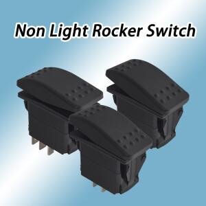 12V 20A 2/3/6핀 SPST/SPDT/DPDT 무광 로커 스위치 무광공해 방수 IP66 자동차 보트 바이크 오토바이 트럭