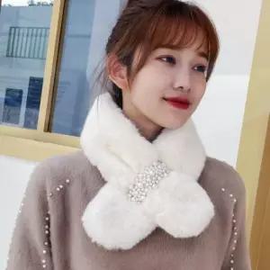 진주퍼 화사한 넥워머
