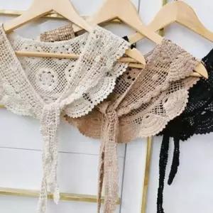 (다올)넥레이스 페이크카라 목도리 스카프 머플러