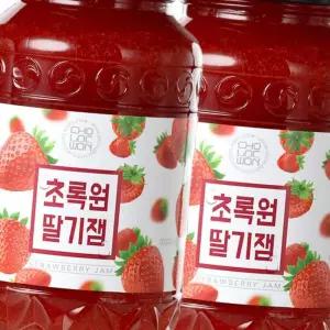 (다올)딸기잼 2kg(1kgx2병) 초록원