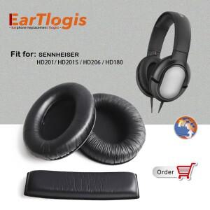 [호환품]sennheiser 호환 HD201 HD180 헤드셋 이어패드 범퍼 헤드밴드용 EarTlogis 교체 부품