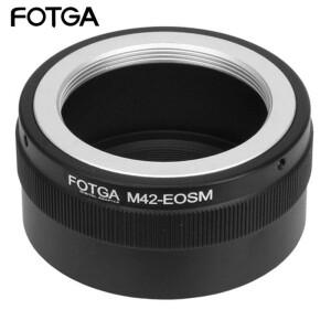 FOTGA M42 렌즈 어댑터 링 캐논 호환 EOS M EF-M 미러리스 카메라에 장착하기 위한 M42-M2-M3 42mm 나사