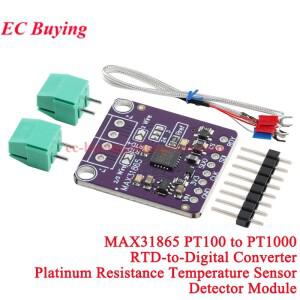 MAX31865 PT100 ~ RTD-디지털 변환기 보드 온도 열전대 센서 증폭기 모듈 Arduino 용 3.3V/5V