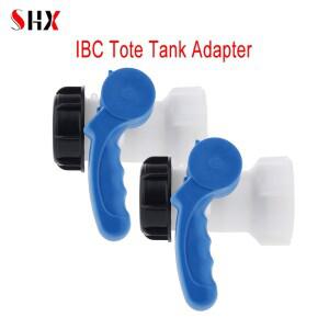 DN40 볼 밸브 1000L IBC 톤 버킷 플라스틱 알루미늄 스틸 통합 피팅 버터 플라이 세트 스위치 포트