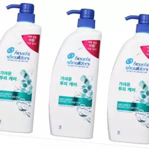(올핀)헤드앤숄더 가려운두피 샴푸 850ml 3묶음 피앤지