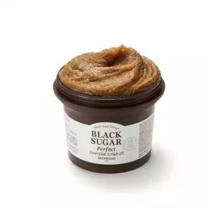 [각질순삭팩] 스킨푸드 블랙슈가 퍼펙트 에센셜 스크럽 2X 210g