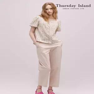 써스데이아일랜드Thursday Island 세미 배기핏 팬츠T244MPT232W2736668