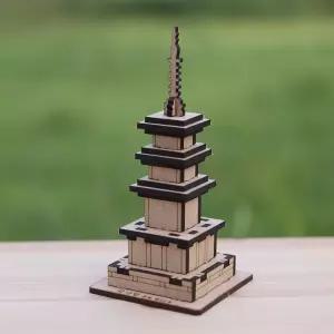석가탑 건축 건물 나무 조립 모형 DIY 만들기