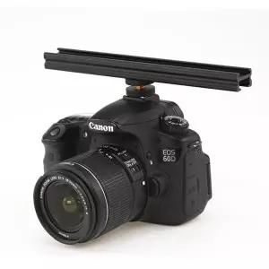[셀러허브 가전]카메라 핫슈 슬라이드 바 20cm 레일 콜드슈 브라켓 마운트 (9398089)
