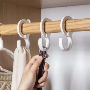 다용도 소품걸이 에스고리 후크고리 옷걸이 플라스틱