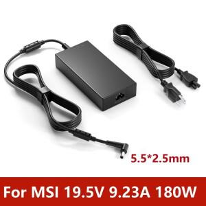 MSI 게이밍 GF75 GF63 GS40 GL62M 노트북 충전기용 180W 19.5V 9.23A AC 어댑터 전원
