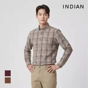 [INDIAN] 미디움 체크셔츠_MITNLYF8401