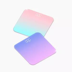 파스텔 LED 체중계 디지털 미니 체중계 [온도측정가능]