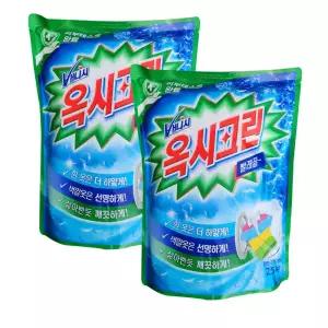 옥시크린 2.5kg 2개 표백제 대용량 세탁 가루세제
