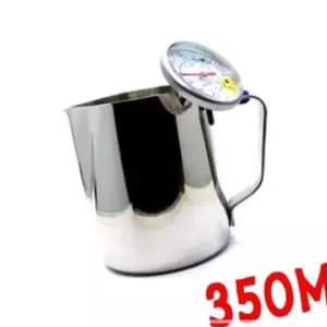 350ml 스팀피처 라운드형 온도계형밀크저그 스텐저그 SW159E70
