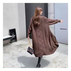 어성봄옷 유니제이 라히 꽈배기 롱 가디건