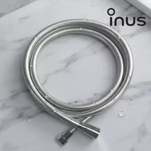 신제품 이누스 PVC 실리콘 황동 1.5m 샤워호스 꼬임방지 물때방지 샤워기 호스줄