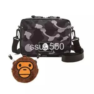  일본 잡지 부록 베이츠 파우치 BAPE 크로스 메신저백