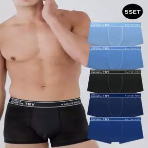 트라이 남자 에어리핏 쿨 메쉬 사각 드로즈 5종세트 978772