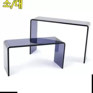 ㄷ형 아크릴 다용도 진열대 대형 인테리어 소품 선반