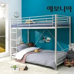 [H-특별가격] 튜브 철재 분리형 벙커이층침대 프레임 학생/성인 (매트미포함)/착불배송