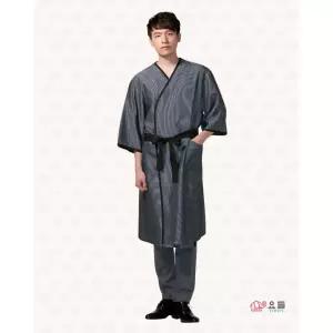 요들가운 스트라이프 남성가운 YG004 미용실가운