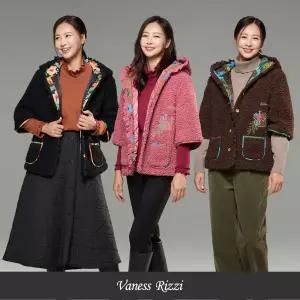 바네사리찌 뽀글이 케이프 패딩
