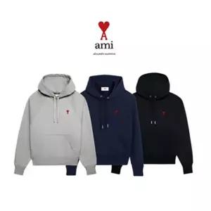 (QR인증 국내발송) 아미 스몰 로고 후드 티셔츠 FW