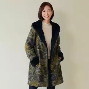 [바네사리찌][3color] [55-100] 샤이니 후드 퍼 롱패딩