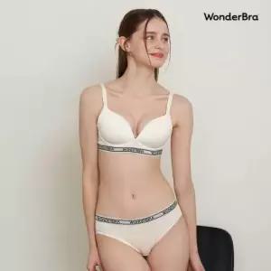 Wonderbra 스포츠 아웃밴드 노와이어 브라팬티 8종세트 블루베이지화이트블랙WBW4M22232425A_T