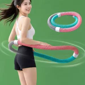 [뱃살쏙] 다이어트 스마트 스프링 뱃살 지압 훌라후프 줄훌라후프 홈트용품