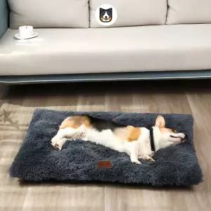 ULEPETS 겨울 따뜻하고 포근한 애완용 침대 강아지 매트 강아지 집 고양이 집
