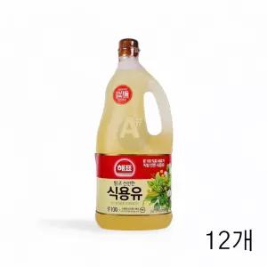 해표 대두유 1.8L X 12개 대용량 콩기름 튀김용 [BOU65647]