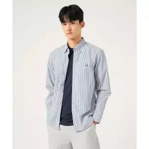 빈폴 BEANPOLE MEN Essential 플레인 스트라이프 셔츠 로열 블루 BC5764E03N 510316