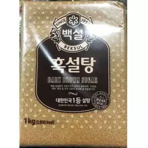 백설 흑설탕 1KG 흑설탕 다크브라운슈가 식자재 식당용 업소용